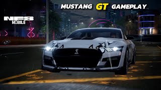 MUSTANG GT GAMEPLAY  NFS MOBILE [upl. by Nanete]