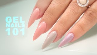 Sculpting Gel Nails  Step by Step Tutorial [upl. by Bonucci]