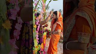 Chhathi mayi sab dukh door kar dijiyeshorts viralvideo trending youtubeshorts [upl. by Alemac]