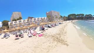 Der Strand von Paguera in 360° Grad und 4K [upl. by Chelsae]