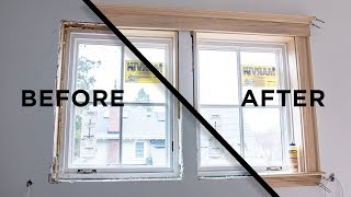 How to Install Window Casing and Interior Trim [upl. by Sayres]