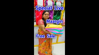 Margin Free Sale Special Live Offer Sale Hanishkas Sarees online sale madras vlogger shorts [upl. by Ilyse]