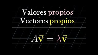 Valores y vectores Propios [upl. by Elrak]