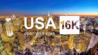 United States of America in 16K SUPER ULTRAHD  World’s Biggest GDP 60 FPS [upl. by Aliber870]