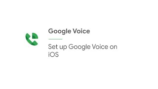 Set Up Google Voice on iOS using Google Workspace for business [upl. by Moreen554]