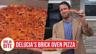 Barstool Pizza Review  DeLucias Brick Oven Pizza Raritan NJ [upl. by Arline142]