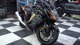 Installing UltrashieldX PPF on New Suzuki Hayabusa 2023  Ultimate Paint Protection [upl. by Akeret]