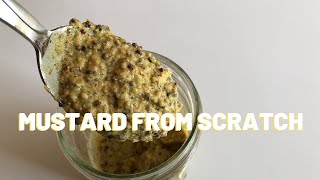 How To Make Mustard  Easy Homemade Spicy Mustard [upl. by Odelia]