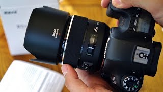 Meike 85mm f18 Autofocus lens review with samples Fullframe amp APSC [upl. by Winfield]