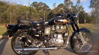 Royal Enfield Bullet 500  Manual decompressor UCE [upl. by Lirrad]