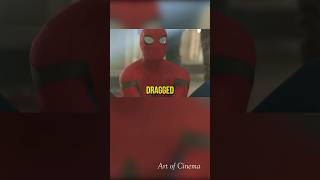 Tom Holland Wildest Stunt in Spiderman spiderman marvel shorts [upl. by Airun]