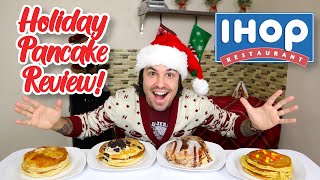 IHOP Holiday Pancakes CinnaStacks Creme Brulee Pumpkin Spice amp Milk n Cookies [upl. by Ellerrad]