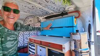 Budget Van Life Brilliance Unbelievably Cheap and Creative Ideas in this TINY DIY Van Build [upl. by Conal]