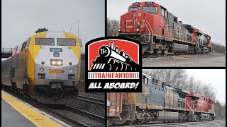 Eastern Ontario Railfanning  Brockville to Bedell  20231228 [upl. by Asyal]