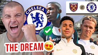 CAICEDO FIRST CHELSEA START INCREDIBLE POCHETTINO CHELSEA XI  WEST HAM vs CHELSEA [upl. by Alisia]