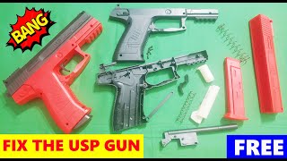 USP GUN PISTOL  HOW TO RIPIYAR TOY GUN 🔫🤓  Restoration of damaged toy guntoys hindi guns [upl. by Ydnec]