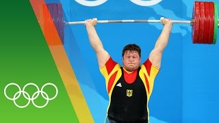 Matthias Steiner wins an emotional gold at Beijing 2008  Epic Olympic Moments [upl. by Atlas]