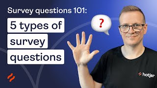 Survey questions 101 Question types [upl. by Fesoj]