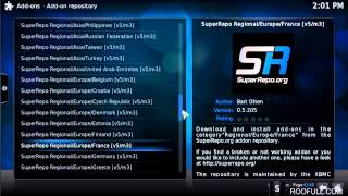 How to use the New SuperRepo repository in your XBMCKodi [upl. by Nuawed416]