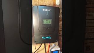 Renogys Rover 60 amp charge controller in boost mode [upl. by Kelila651]