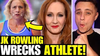 JK Rowling WRECKS First TRANS Paralympian For TAKING Places From WOMEN In Paris [upl. by Ariajay]