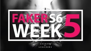 Faker S6 Week 5 Ahri Zed Lissandra Nidalee GP Graves [upl. by Akedijn]