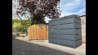 ModuBin  Wheelie Bin Storage  Ideal Storage [upl. by Kitchen421]