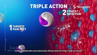 Strepsils Extra Triple Action against painful sore throat [upl. by Otsenre636]