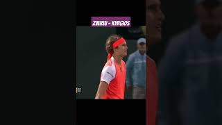 Zverev  Kyrgios Crazy Point [upl. by Behah]