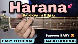 Harana  Parokya Ni Edgar EASY GUITAR TUTORIAL [upl. by Elita]