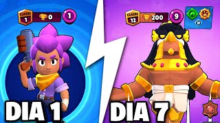 Criando uma conta HUMILDE do ZERO no Brawl Stars Diário de um F2P parte 1 [upl. by Bronson]