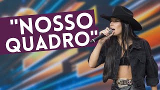 Nosso Quadro Ana Castela canta sucesso no Faustão Na Band [upl. by Adieno]