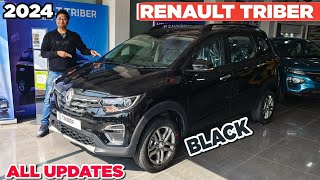 2024 Renault Triber Facelift Black Colour review and Walkaround 🔥 🖤 l Renault Triber Black l MRCars [upl. by Normy]