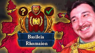 Restoring ROMAN EMPIRE as Byzantium in EU4 [upl. by Rothstein]