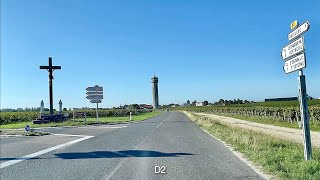 PAUILLAC BORDEAUX FRANCE DRIVE AROUNDS ROAD TRIP  PAUILLAC BORDEAUX FRENCH 🇫🇷 [upl. by Arianna]