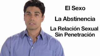 La abstinencia y la relación sexual sin penetración [upl. by Russo]