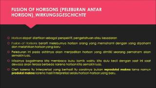 FILSAFAT HERMENEUTIKA HG GADAMER  PELEBURAN ANTAR HORISON 4 [upl. by Arul]