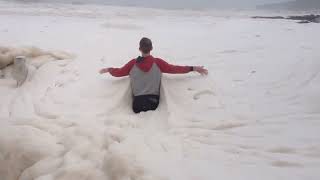 Pambula Beach foam storm [upl. by Annairba]