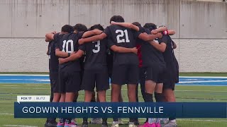 Fennville 2 Godwin Heights 1 53 PKs [upl. by Neeluj127]