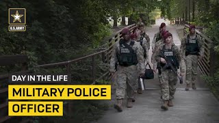 Day In The Life Military Police Officer  US Army [upl. by Ocimad709]