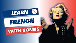 Learn passé composé amp imparfait with Edith Piaf Eddy Mitchell  Learn French with songs [upl. by Sivia666]