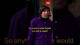 Howards Indian accent shorts bigbangtheory funny [upl. by Ibmab844]