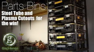 Parts Bin Storage Shelves  Garage Make Over  Part 1 [upl. by Danas]