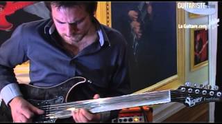 MusikMesse 2012  Vigier excalibur fretless  par Brice Delage [upl. by Einahpehs]