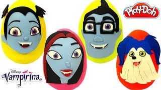 Huevos Sorpresas de Vampirina y su Familia en Español de Plastilina Play Doh [upl. by Ameer]