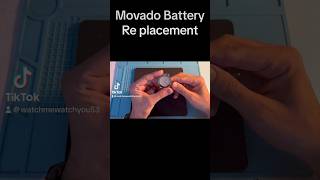 Movado battery replacement [upl. by Sarazen]