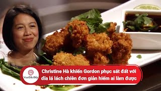 Christine Hà khiến Gordon nể phục với dĩa lá lách chiên đơn giản hiếm ai làm được  Vua Đầu Bếp Mỹ [upl. by Francklin]