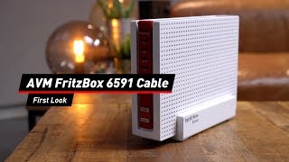 AVM FritzBox 6591 Cable Erster Eindruck der schnellsten KabelFritzBox im Video [upl. by Myrilla]