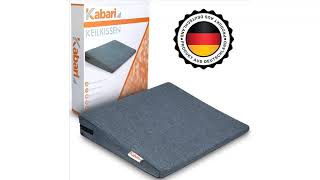 🍀 KABARI ® Keilkissen  Sitzkissen mit fusselabweisendem Bezug 🍀 [upl. by Faun]