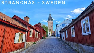 Strängnäs Domkyrka in Autumn  Golden Leaves amp Ancient Cobblestones  4K Sweden Walk [upl. by Hesther577]